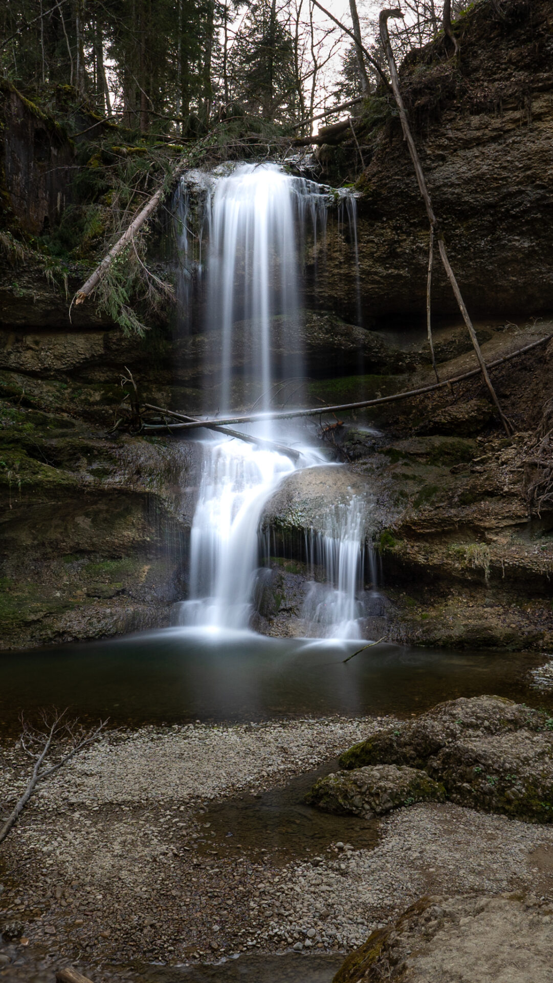 Mario_will_Fotografie Langzeitbelichtung Wasserfall Bayern Wasser Ausflug (3)